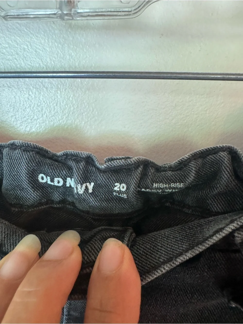 Old Navy Distressed Wide-Leg Kids Jeans - Light Blue & Black